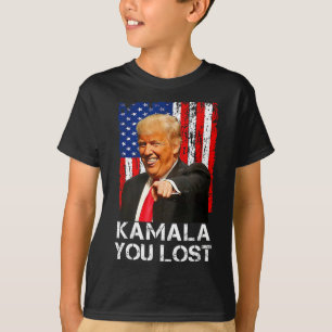 Kamala You Lost Funny Trump Laughing At Kamala Har T-Shirt