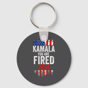 Kamala You're Fired Funny Anti Kamala Harris Elect Keychain