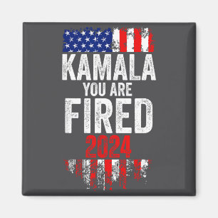 Kamala You're Fired Funny Anti Kamala Harris Elect Magnet