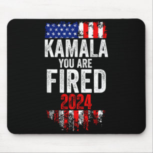 Kamala You're Fired Funny Anti Kamala Harris Elect Mouse Pad