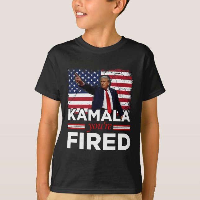 Kamala You're Fired Funny  T-Shirt (Front)