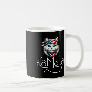 Kamalaharris 2024 Shirt Cat Lettering Positive Min Coffee Mug