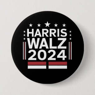 KamalaHarris TimWaltz 2024 3 Inch Round Button