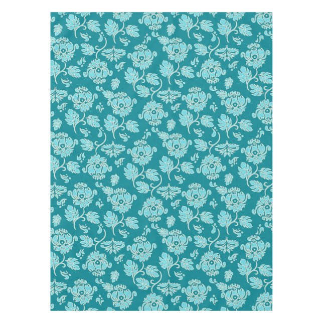 Kamaole Hawaiian Protea Tropical Floral Tablecloth (Front)