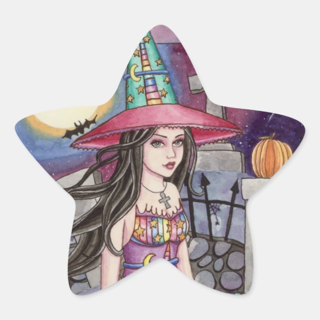 Kamaria - Rainbow Witch Sticker (Front)