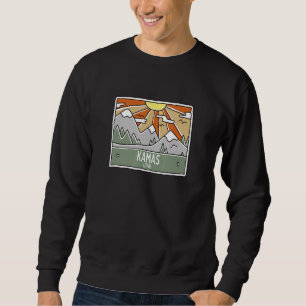 Kamas Utah Mountains UT Vacation Souvenir Sweatshirt