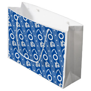 Kamawanu Edo-Style Graphic Pattern Large Gift Bag