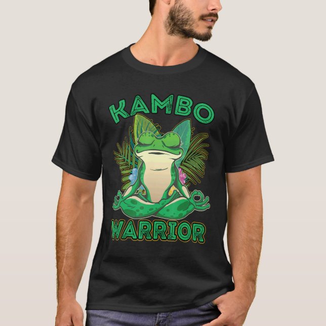 Kambo Warrior Frog Ceremony Plant Medicine T-Shirt (Front)