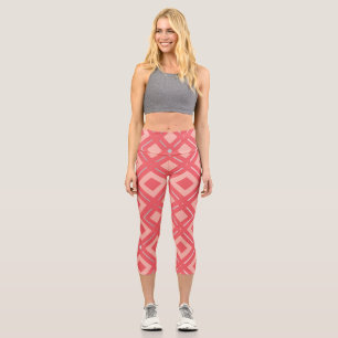 Kamelia’s Geometric Pattern 1 Capri Leggings