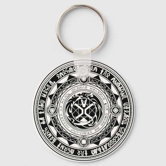 KAMEN RIDERS WIZARDS MAGIC CIRCLE KEYCHAIN (Front)