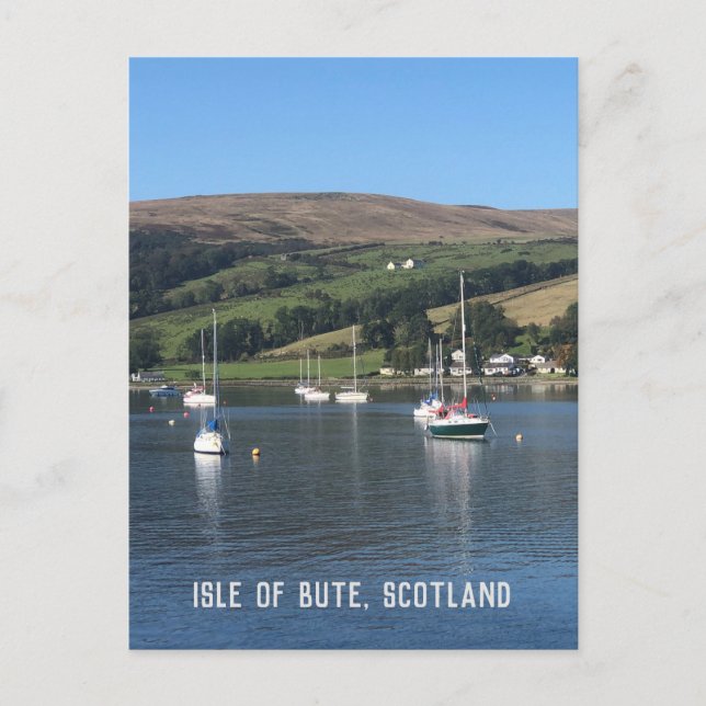 Kames Bay, Isle of Bute, Scotland Postcard (Front)