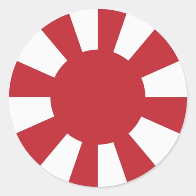 KAMIKAZE(神風) CLASSIC ROUND STICKER (Front)