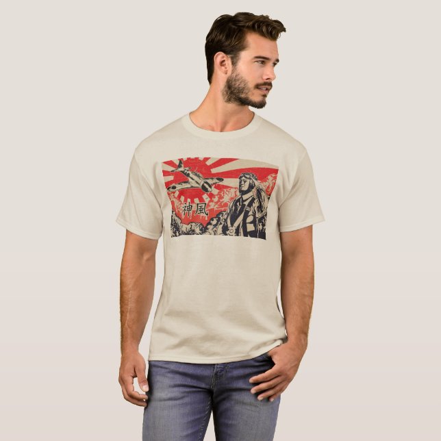 Kamikaze A6M Zero T-Shirt (Front Full)