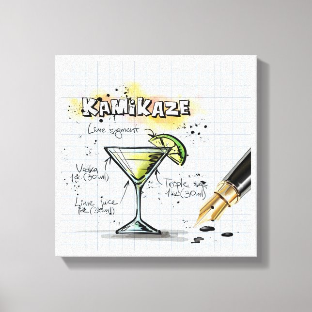 Kamikaze Canvas Print (Front)