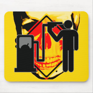 Kamikaze fuel addict mouse pad