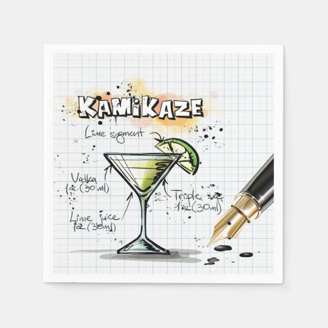 Kamikaze Napkin (Front)