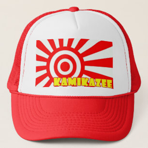 kamikaze paintball trucker hat
