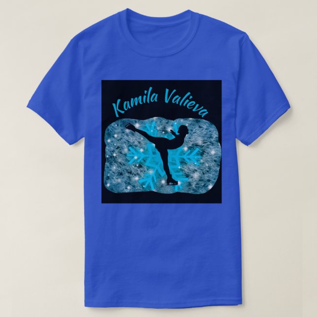 Kamila Valieva Figure Skating T-Shirt (Design Front)