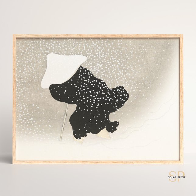 Kamisaka Sekka Swirling Snow Japanese Asian Art  Poster (Creator Uploaded)