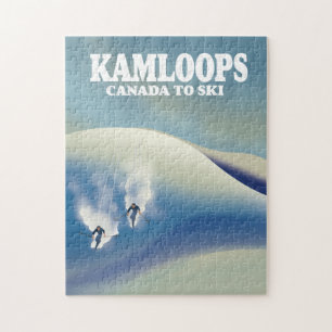 Kamloops Canada to Ski Jigsaw Puzzle
