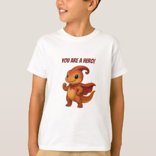 Kammli mit Cape – „You are a Hero“ Kids T‑Shirt T-Shirt