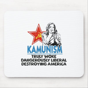 Kammunism Anti Kamala Vote Trump 2024 Funny Politi Mouse Pad
