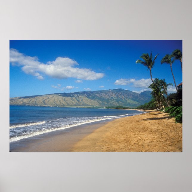 Kamole Beach Kihei Maui Hawaii Poster (Front)