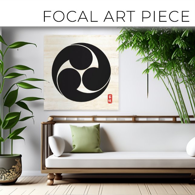 KAMON ( family crest ) Yamamoto  Canvas Print (Creator Uploaded)