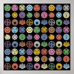 kamon pattern3 poster
