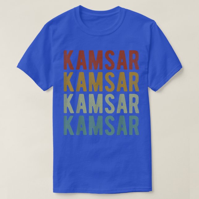 Kamsar City Guinea Retro T-Shirt (Design Front)