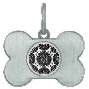Kan-in chrysanthemum pet name tag