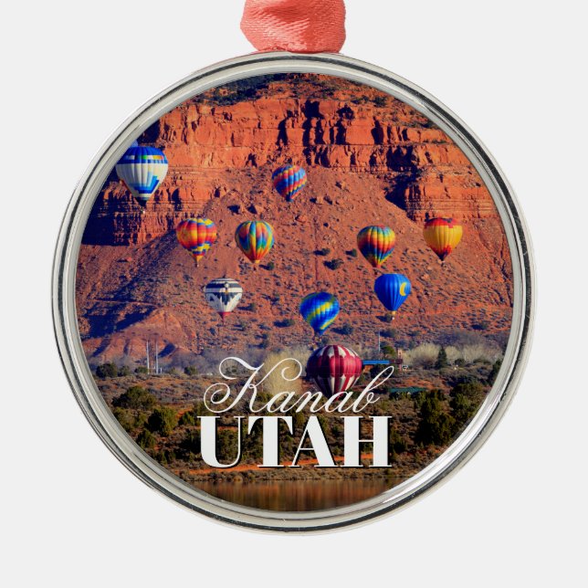 Kanab Utah Metal Ornament (Front)