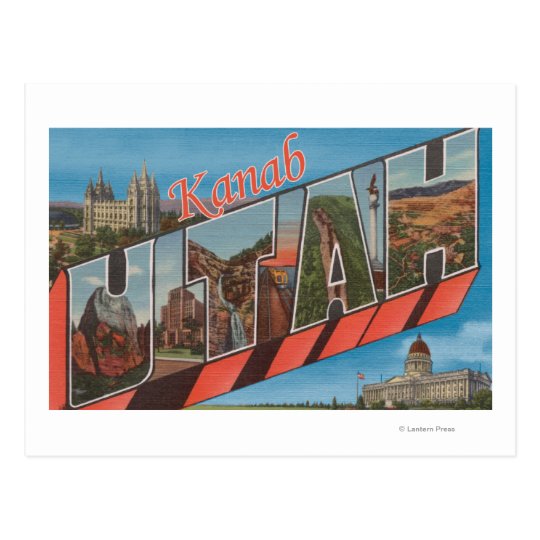 Kanab, UtahLarge Letter ScenesKanab, UT Postcard