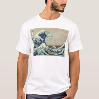 Kanagawa Wave by Katsushika Hokusai T-Shirt