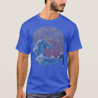 Kanagawa Wave Starry Night by Tobe Fonseca T-Shirt