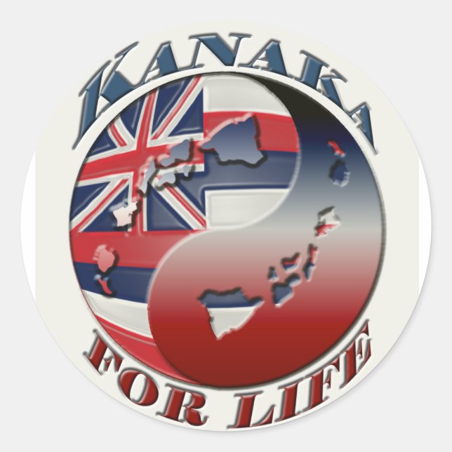 Kanaka For Life Sticker (Front)