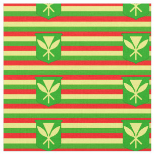 Kanaka Maoli Flag Fabric