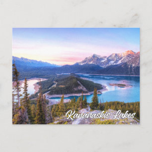 Kananaskis Lakes, Alberta, Canada Postcard