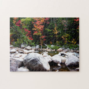 Kancamagus Highway in Autumn Jigsaw Puzzle