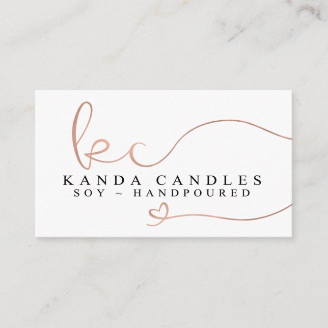 Kanda Candles Business Card (Front)