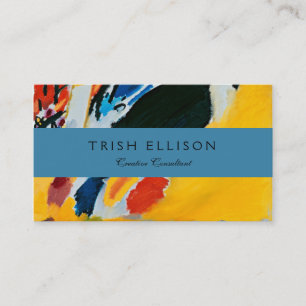 Kandinski Impression III Concert Abstract Painting Business Card