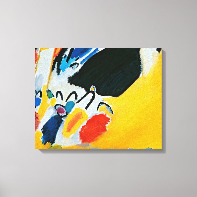 Kandinski Impression III Concert Abstract Painting Canvas Print (Front)