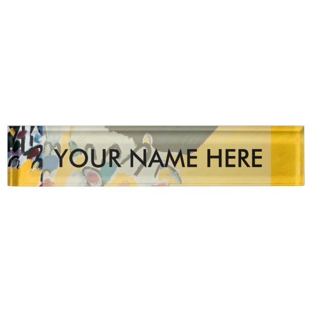 Kandinski Impression III Concert Abstract Painting Nameplate (Front)