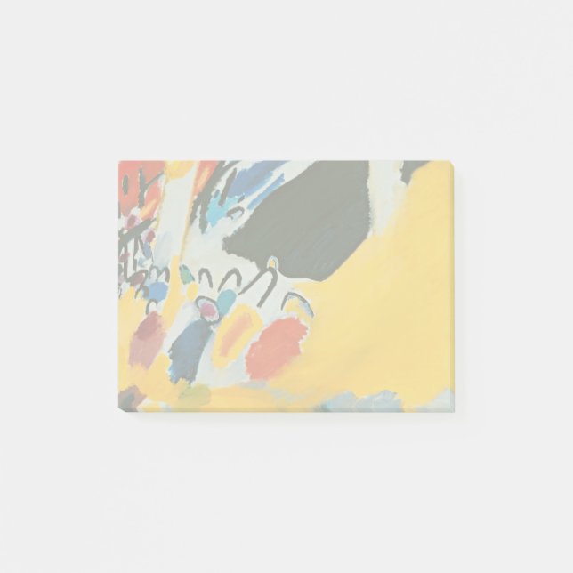 Kandinski Impression III Concert Abstract Painting Post-it Notes (Front)