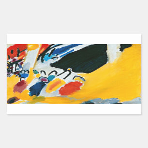 Kandinski Impression III Concert Abstract Painting Sticker