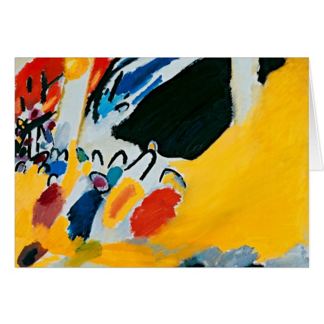 Kandinski Impression III Concert Peinture Abstrait (Devant horizontal)