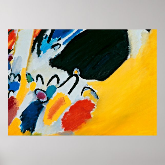 Kandinski Impression III Concert Peinture Abstrait (Devant)