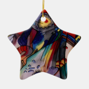 Kandinsky 1913 Abstract Painting Ceramic Ornament