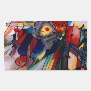 Kandinsky 1913 Abstract Painting Sticker