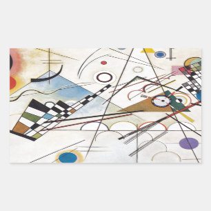 Kandinsky 1923/composition viii/pixdezines sticker